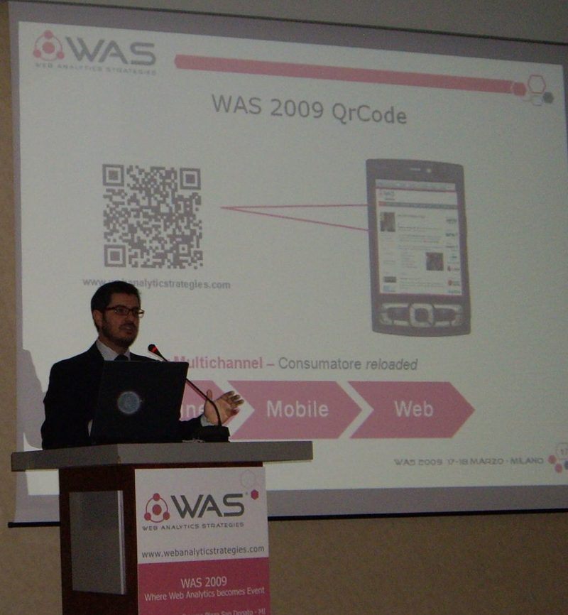 Giuseppe Fragola relatore a Web Analytics Strategies 2009, Milano